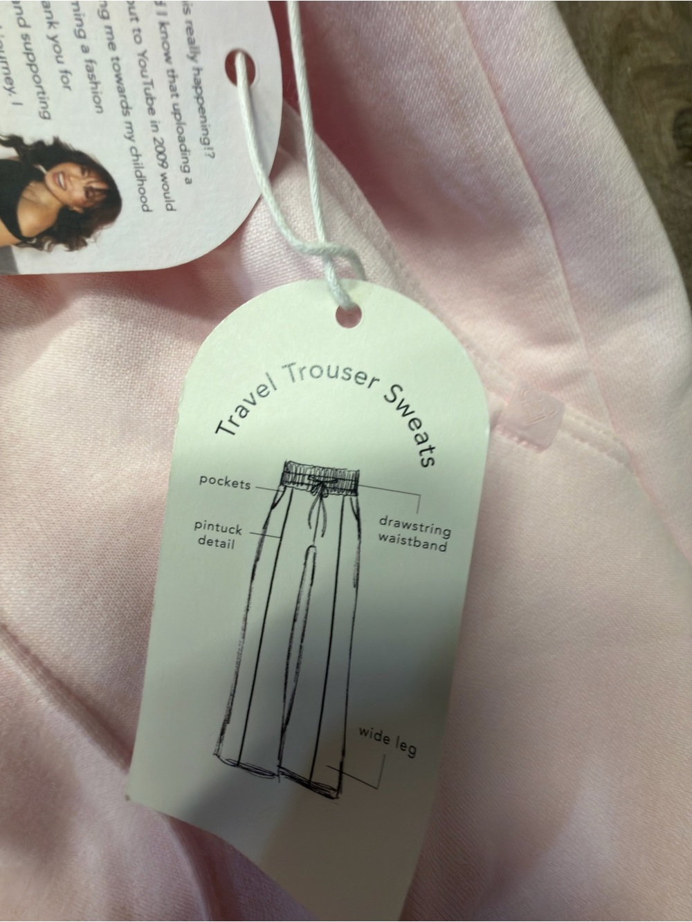 Blogilates Travel Trouser Sweats – Light Pink – Size 1X – NWT - Picture 8 of 9